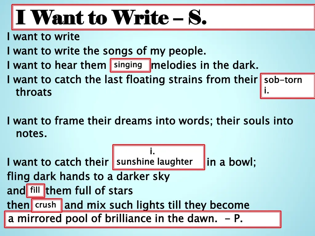 i want to write i want to write s i want to write 4