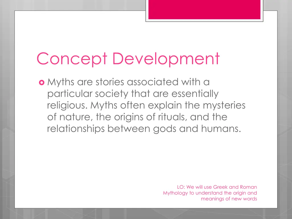concept development