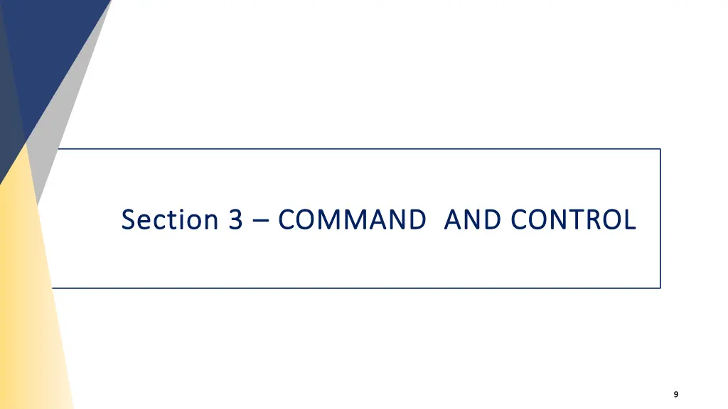 section 3 section 3 command and control command