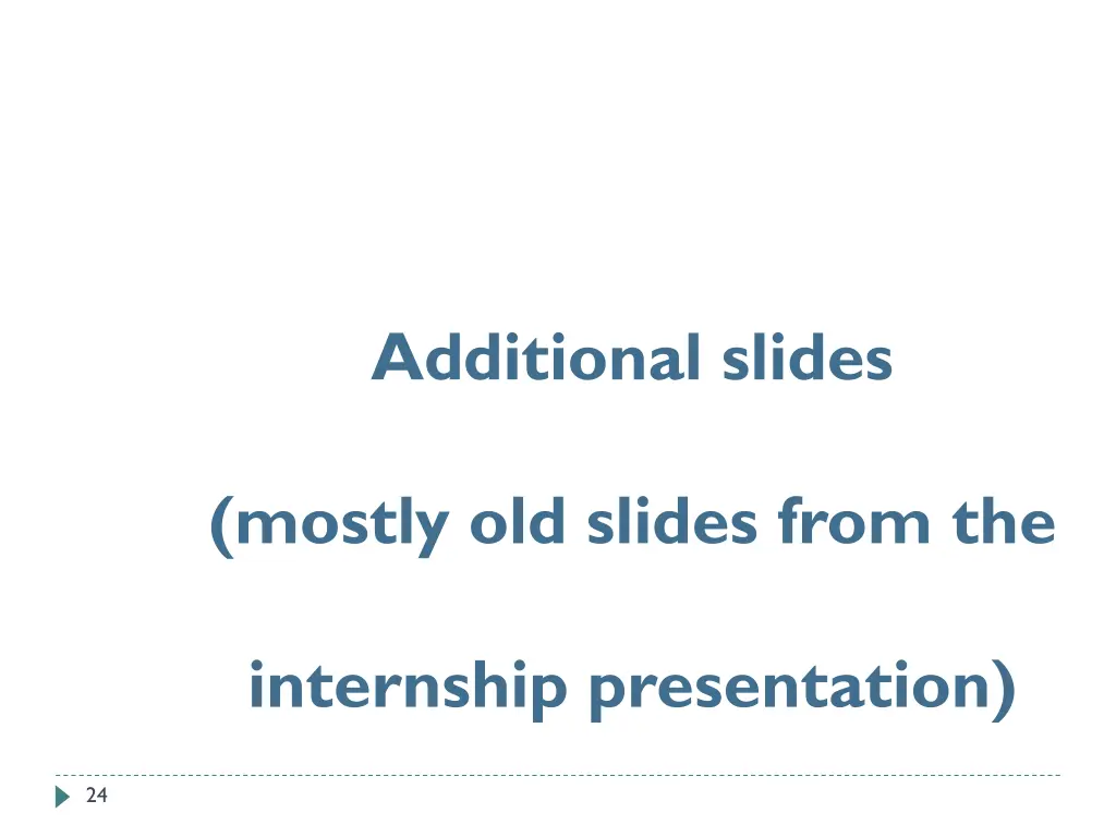 additional slides