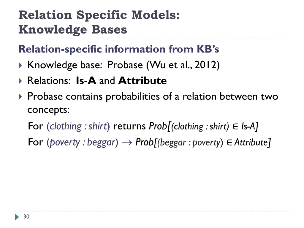relation specific models knowledge bases 1
