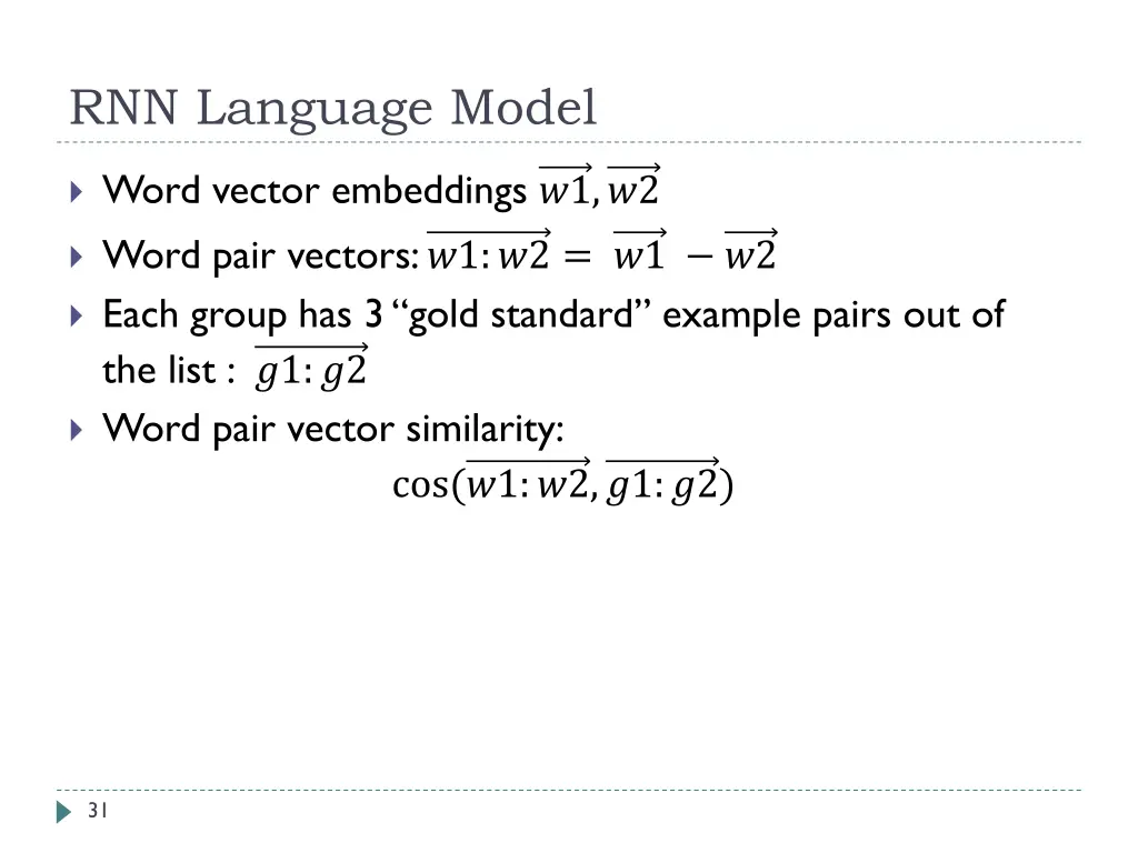 rnn language model