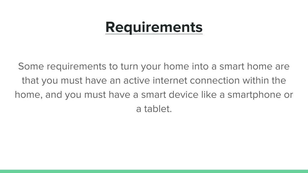 requirements