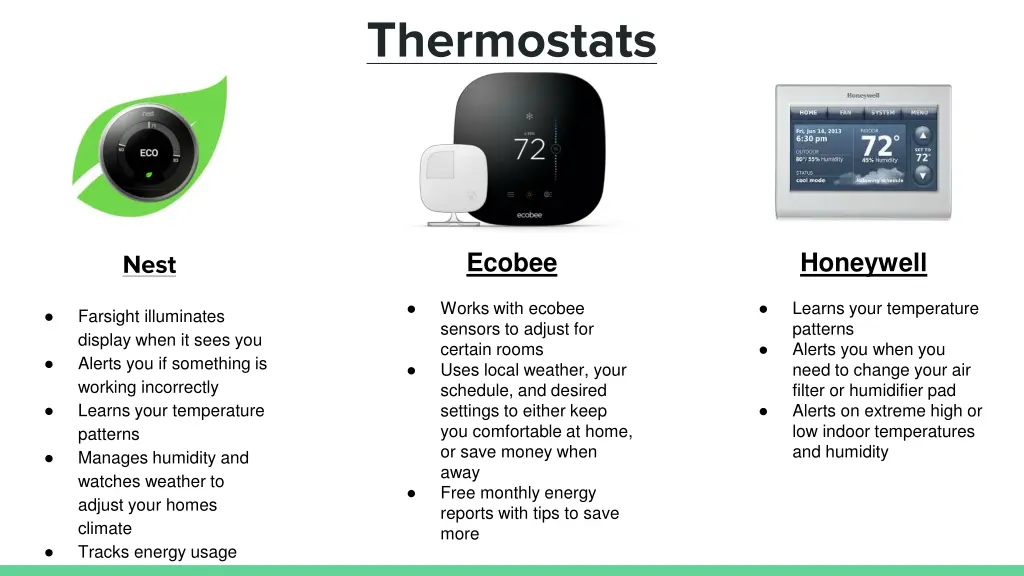 thermostats