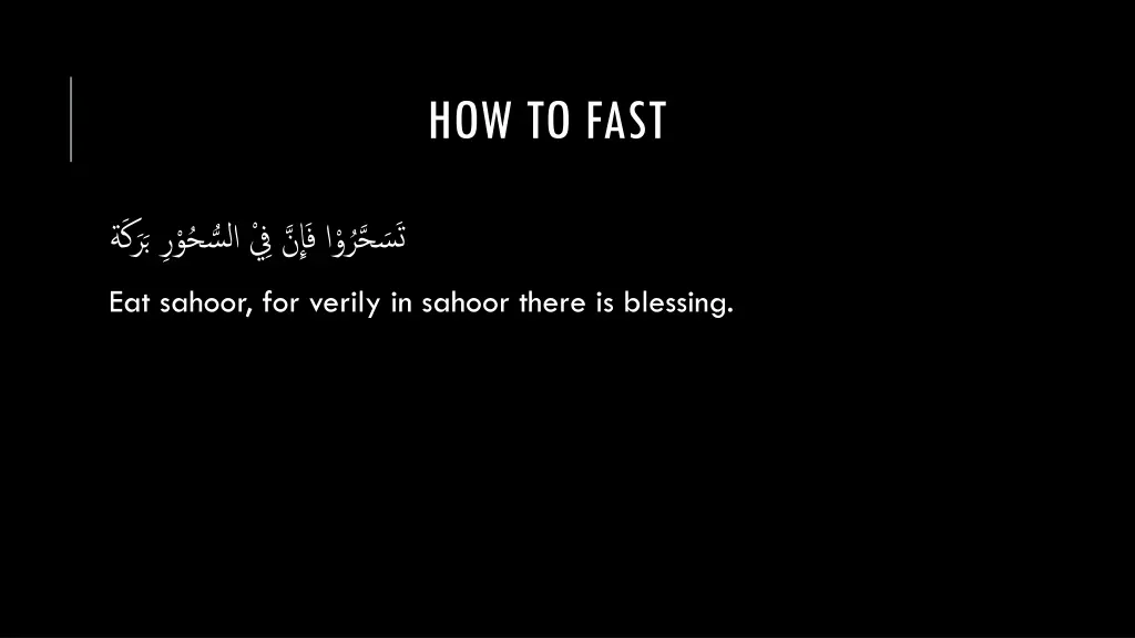 how to fast 2