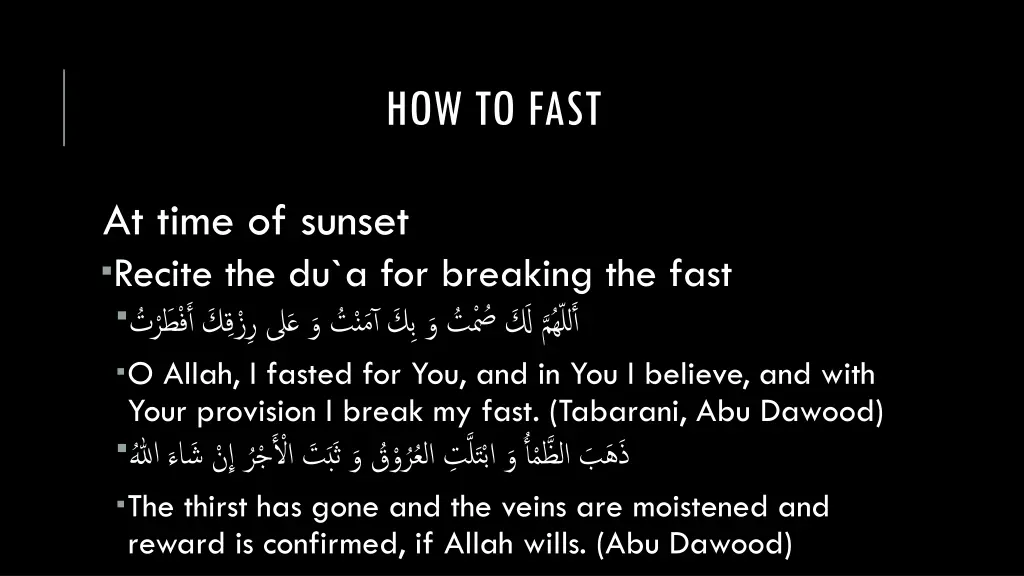 how to fast 4