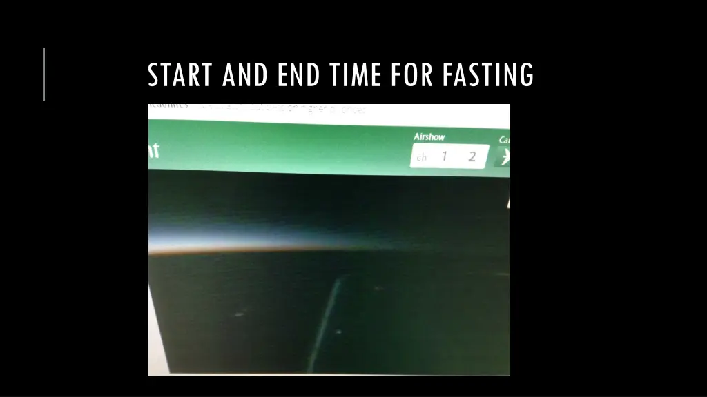 start and end time for fasting 2