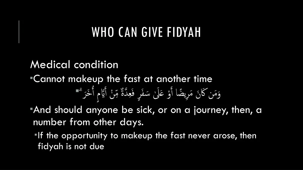 who can give fidyah