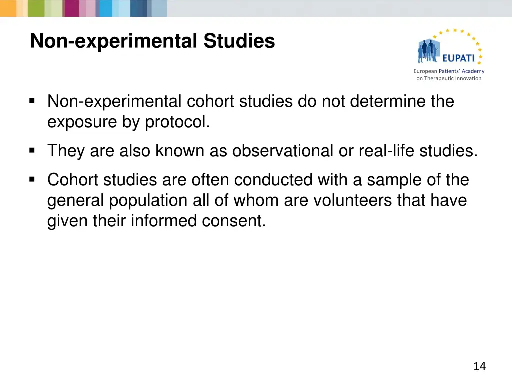 non experimental studies