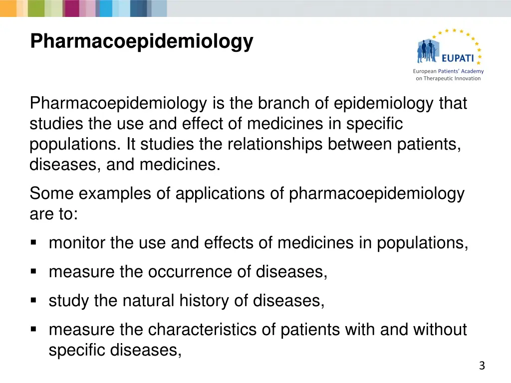 pharmacoepidemiology