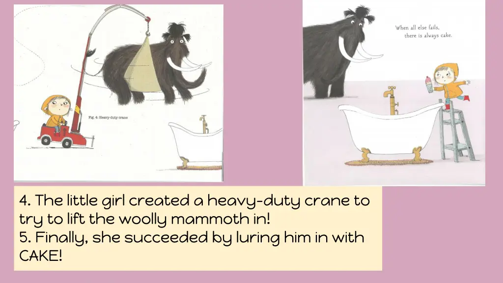 4 the little girl created a heavy duty crane