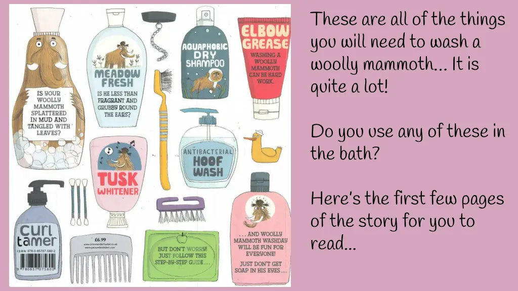 these are all of the things you will need to wash