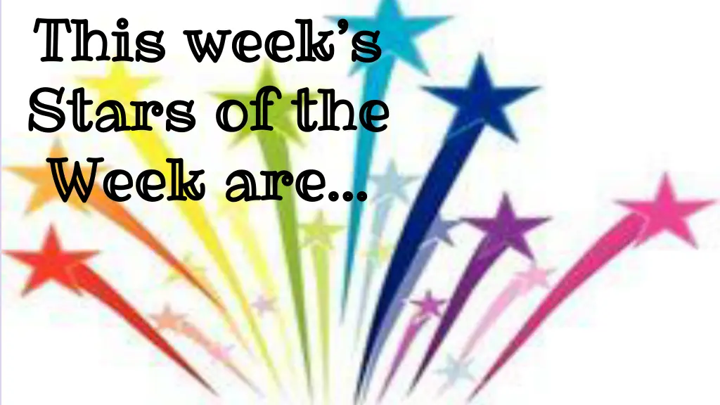 this week s this week s stars of the stars