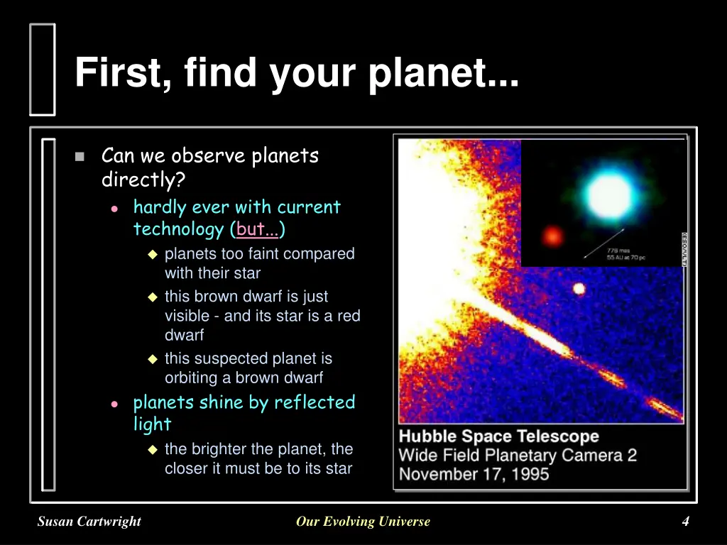 first find your planet