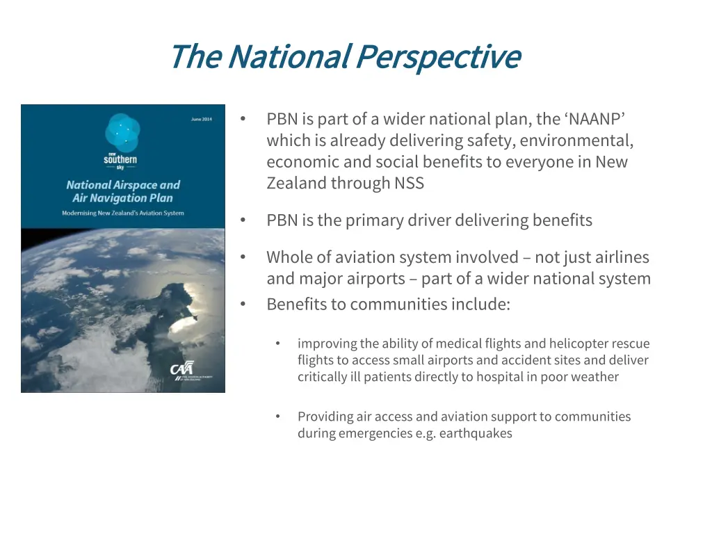the national perspective the national perspective