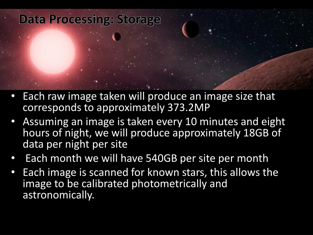 data processing storage