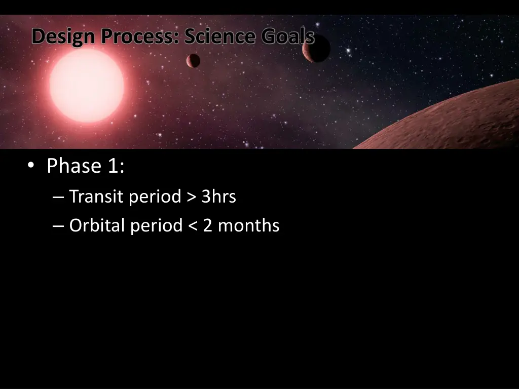 design process science goals 5