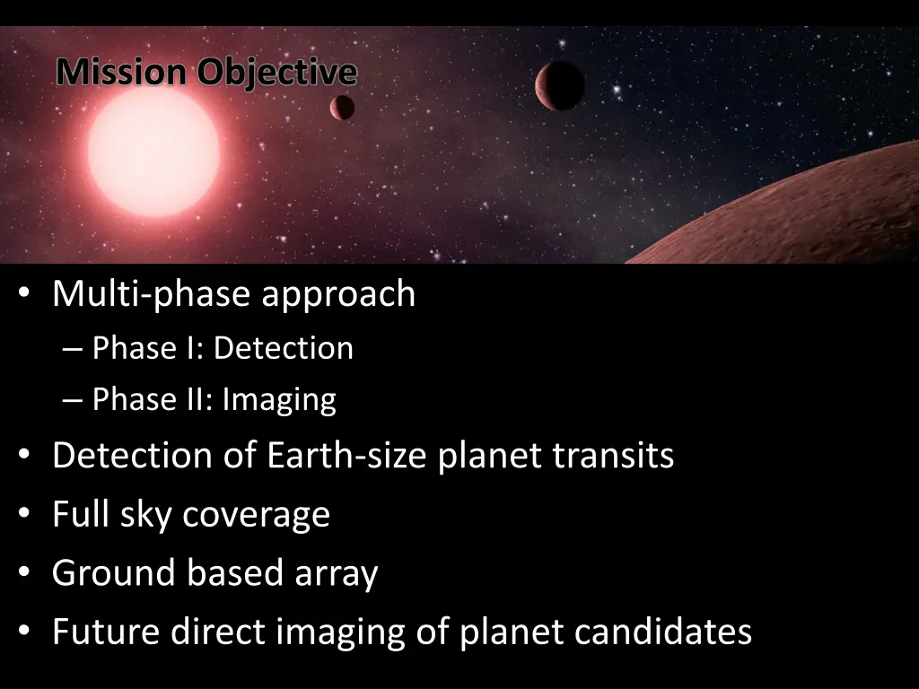 mission objective