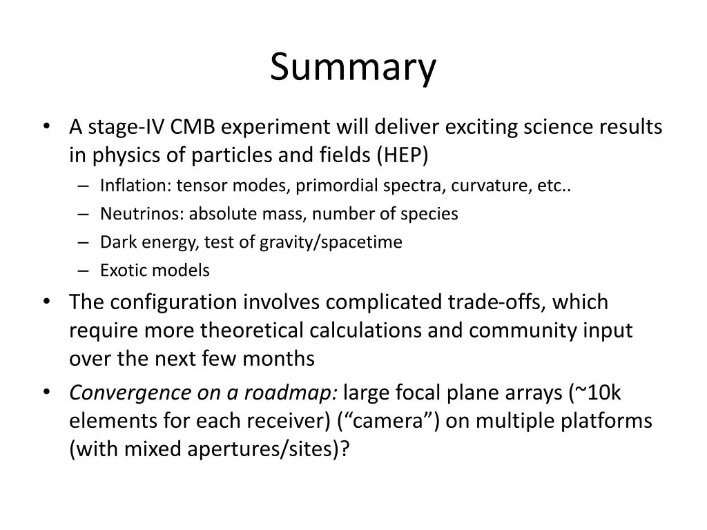 summary