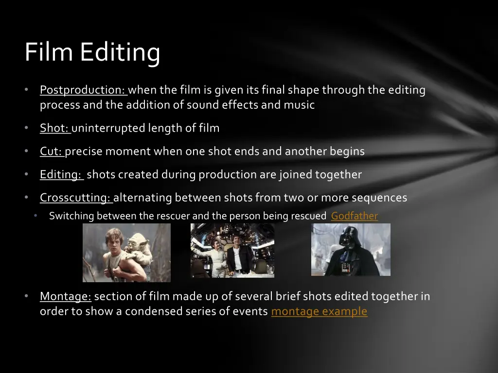 film editing