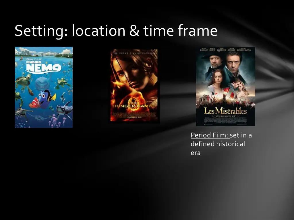 setting location time frame
