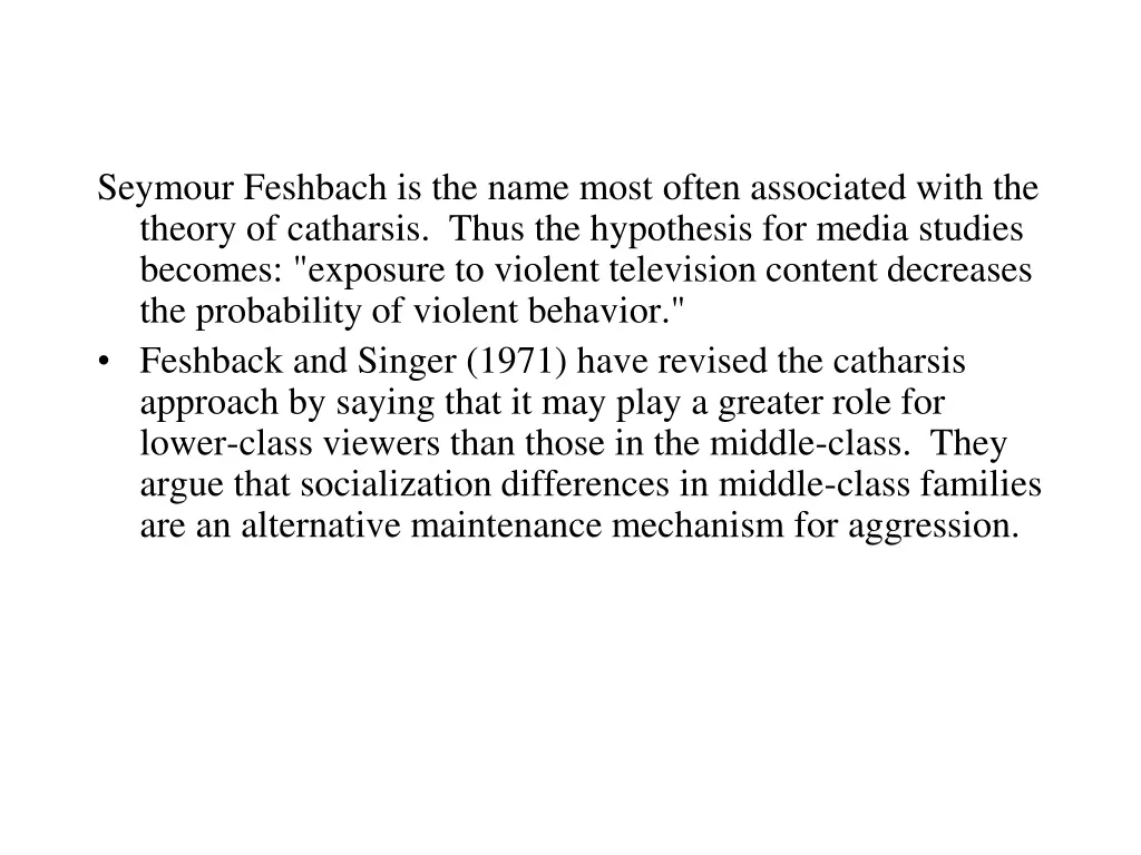 seymour feshbach is the name most often