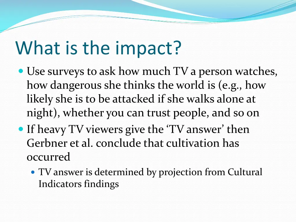 what is the impact