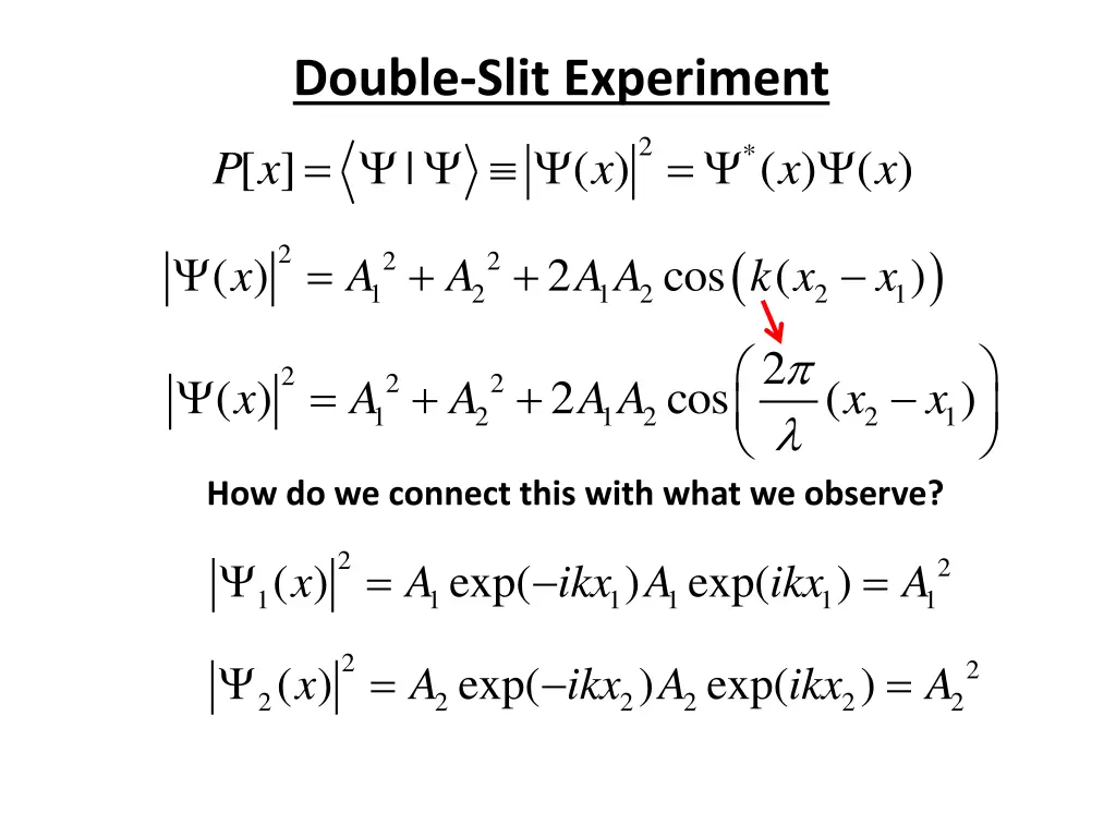 double slit experiment 2