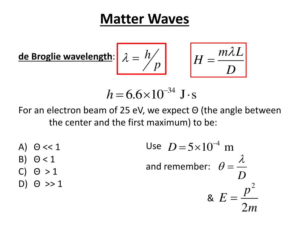 matter waves 4