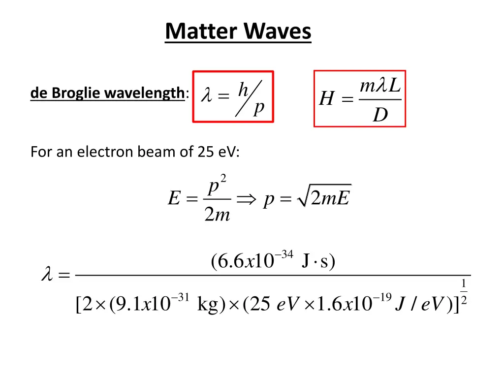 matter waves 5