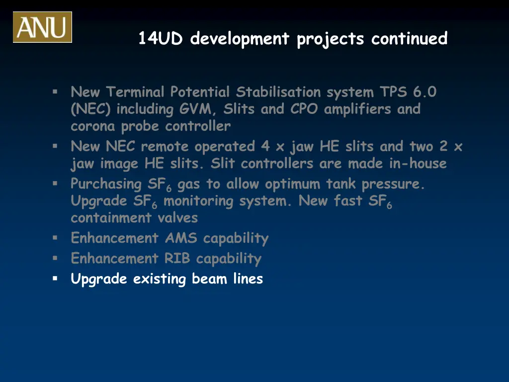 14ud development projects continued 2