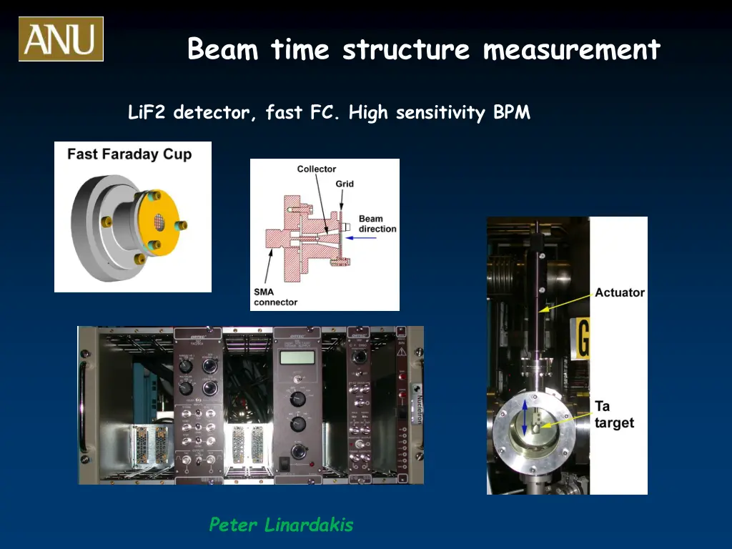 beam time structure measurement