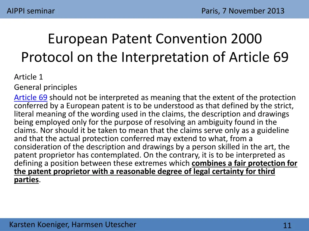 aippi seminar 10