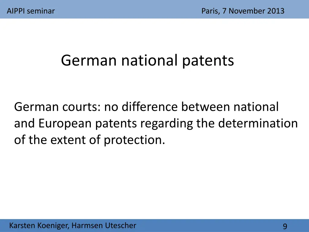 aippi seminar 8