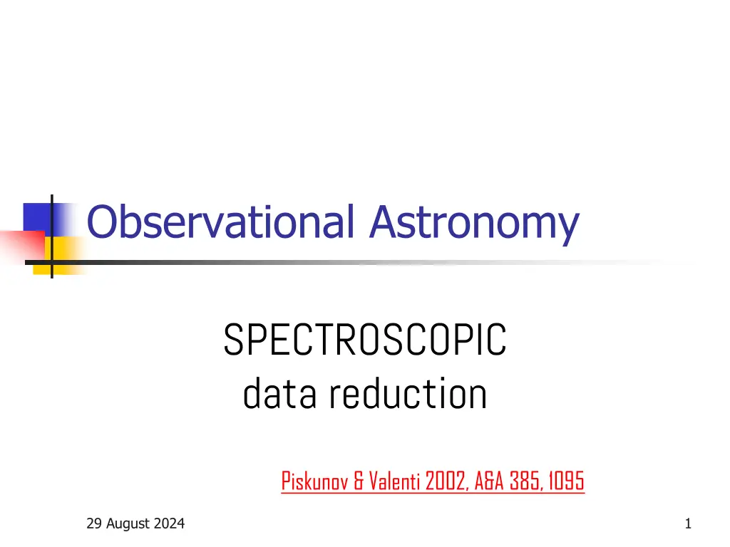 observational astronomy