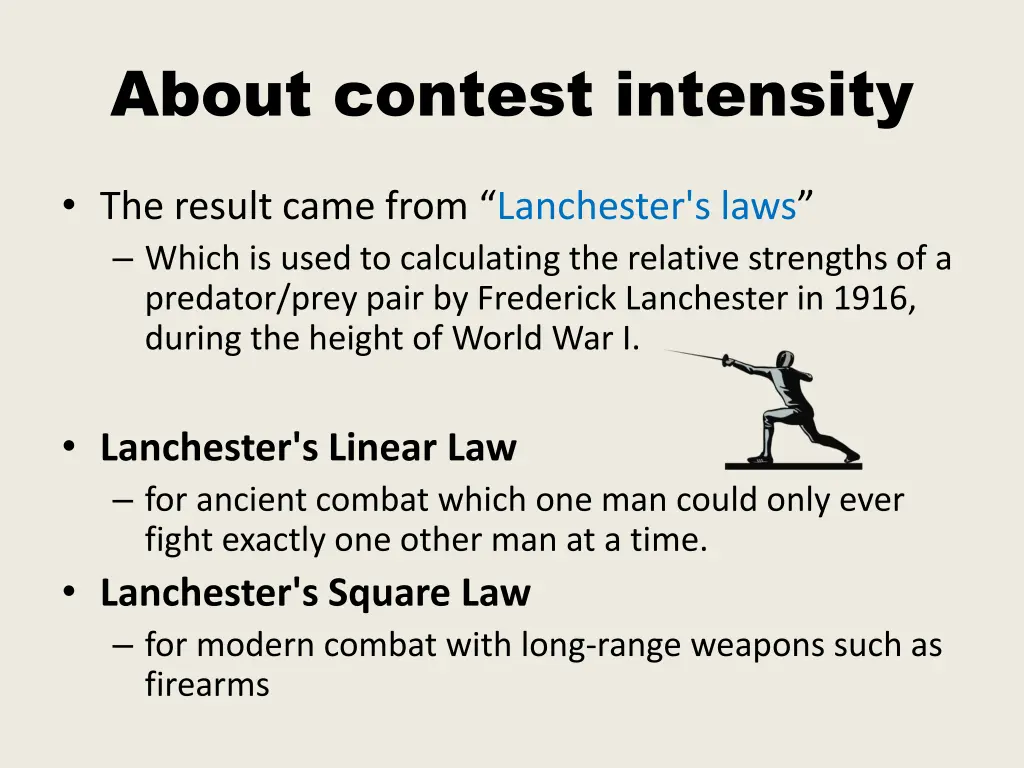 about contest intensity 2