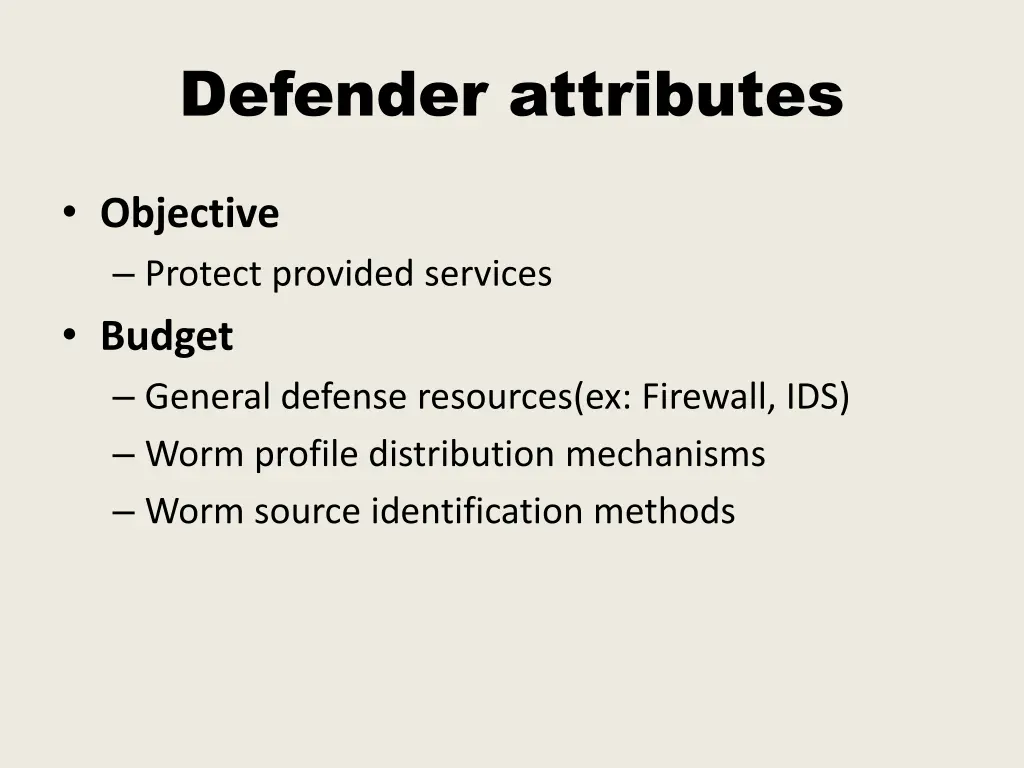 defender attributes