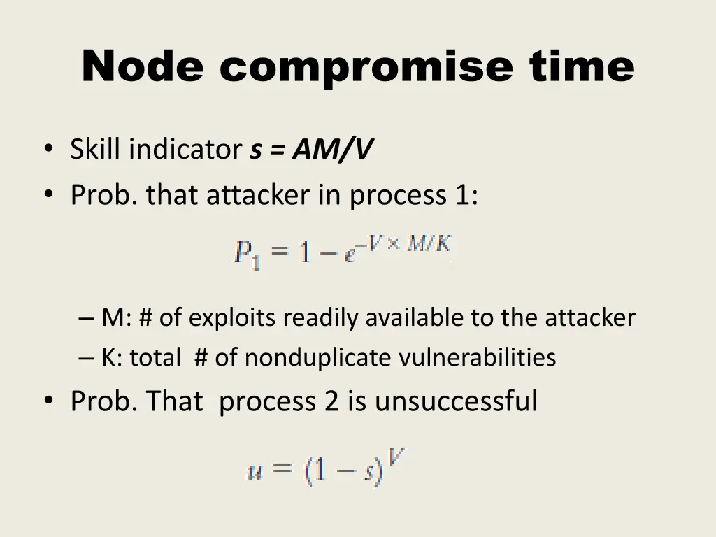node compromise time 4