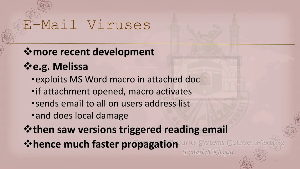 e mail viruses