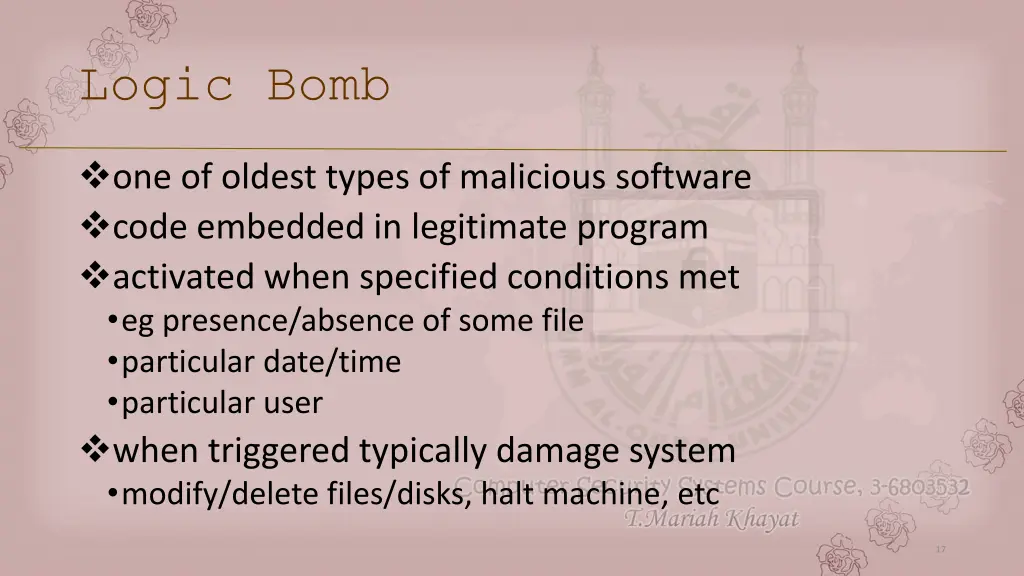 logic bomb