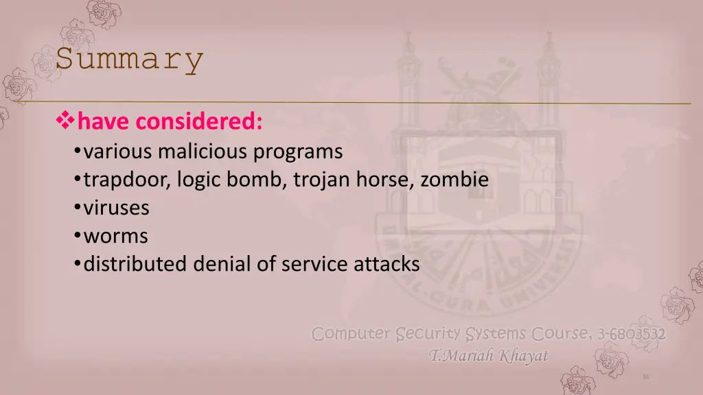 summary