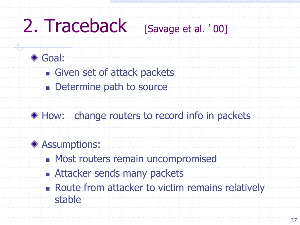 2 traceback savage et al 00
