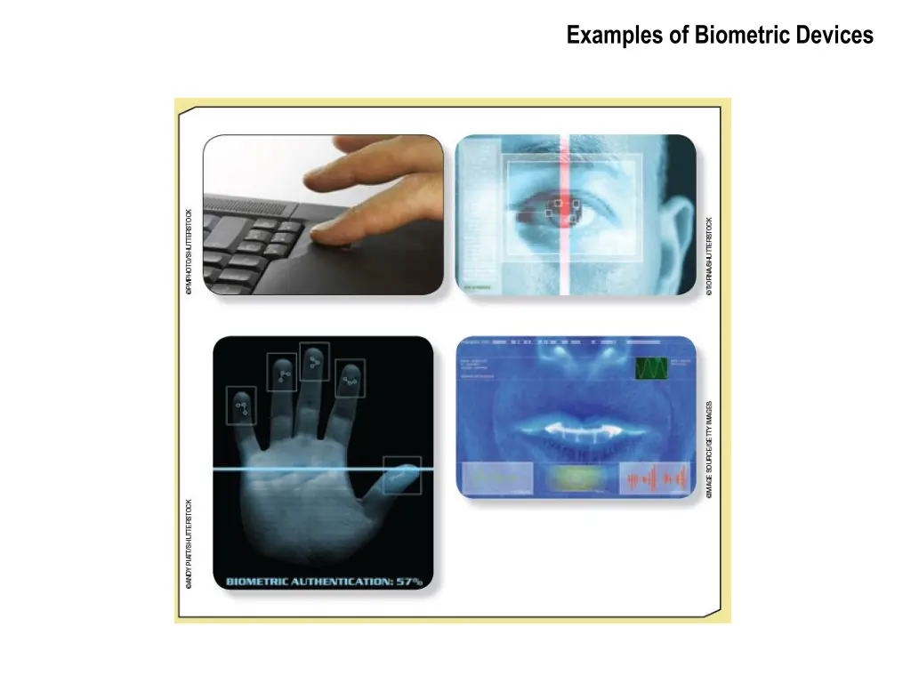examples of biometric devices