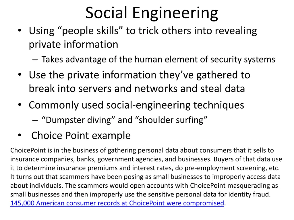 social engineering using people skills to trick