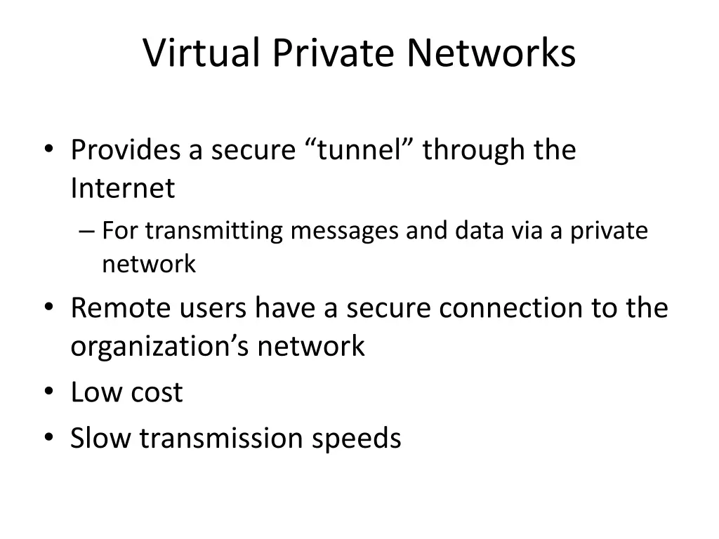 virtual private networks
