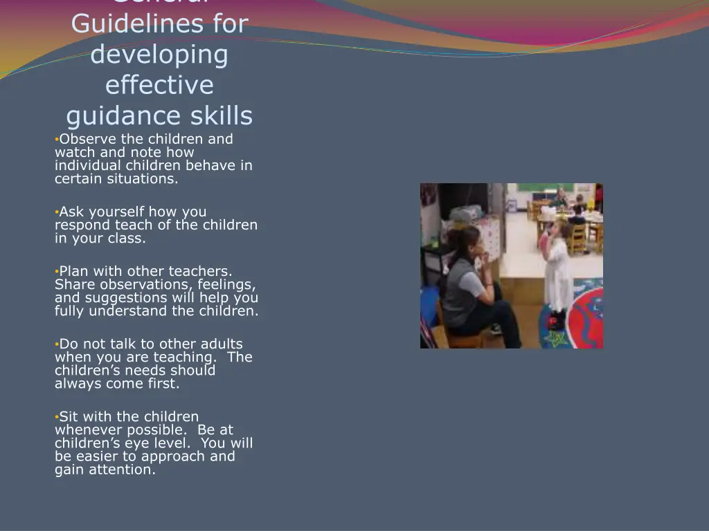 general guidelines for developing effective