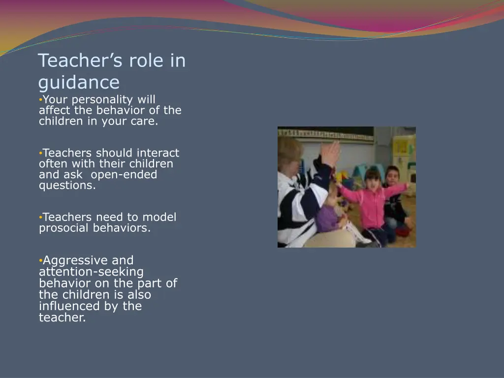 teacher s role in guidance your personality will