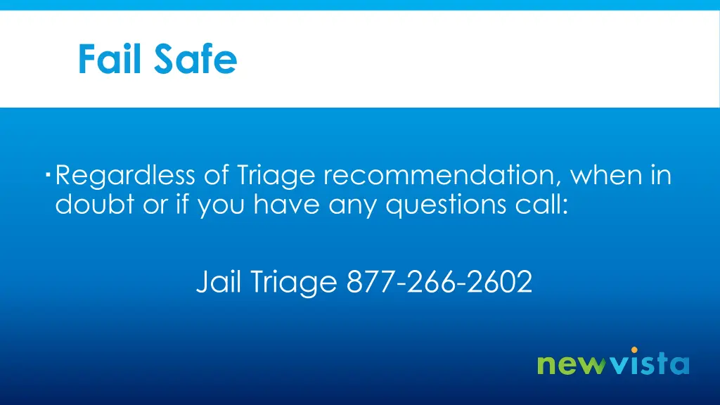 fail safe