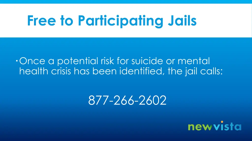free to participating jails