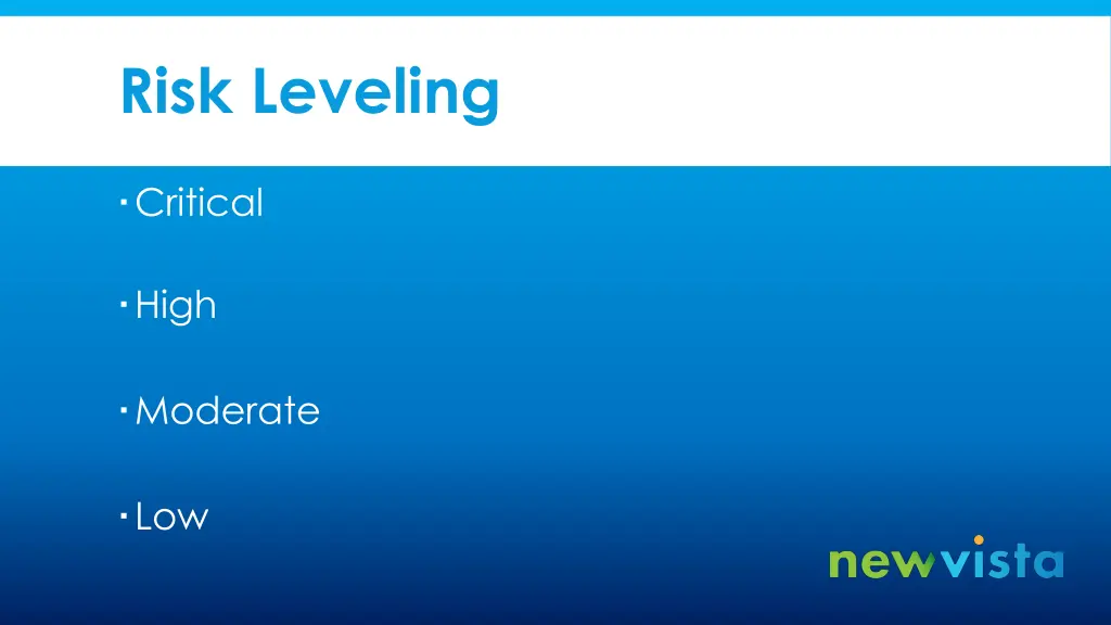 risk leveling